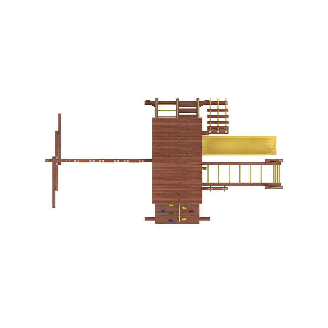 Kiddoro Discovery Den - Premium Kids Garden Swing & Slide Playset - Toyspry