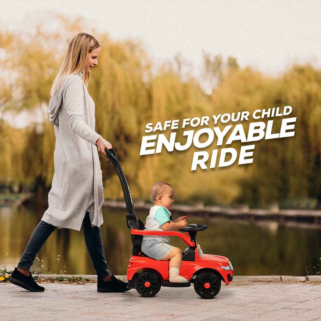2-in-1 Baby Push Car Ride-On