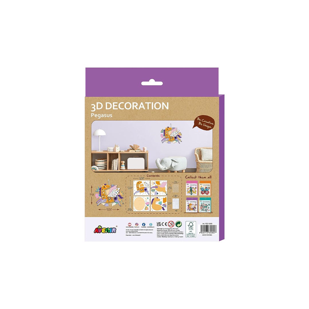 Avenir 3D Pegasus Decoration Craft Kit