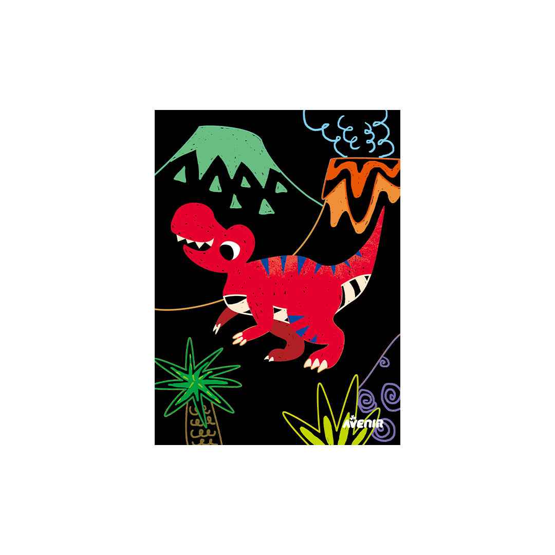 Avenir Scratch Junior My Dinosaur Friends Art Set