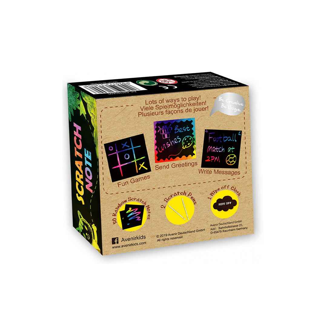 Avenir 50-Piece Scratch Note Art Set