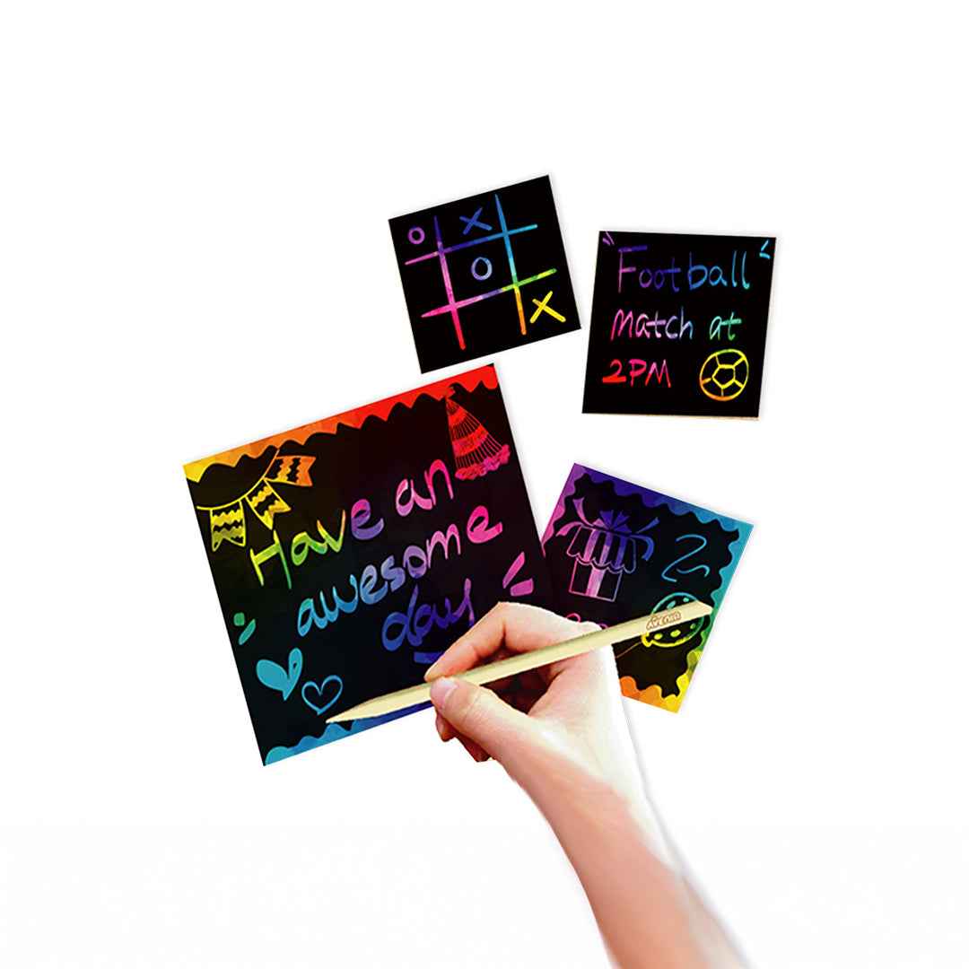 Avenir 50-Piece Scratch Note Art Set