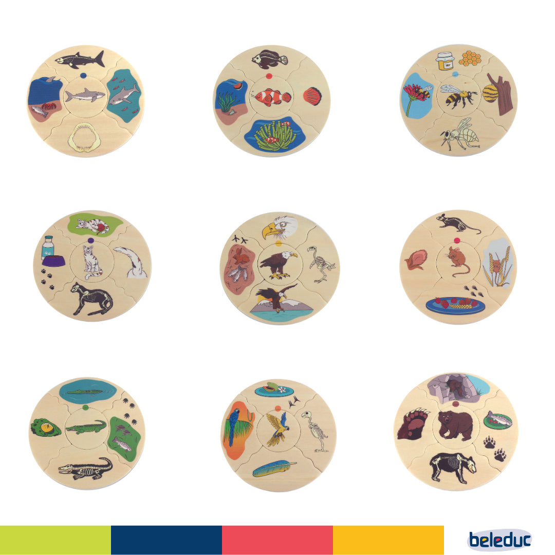 Beleduc Nawito Matching Puzzle Animals