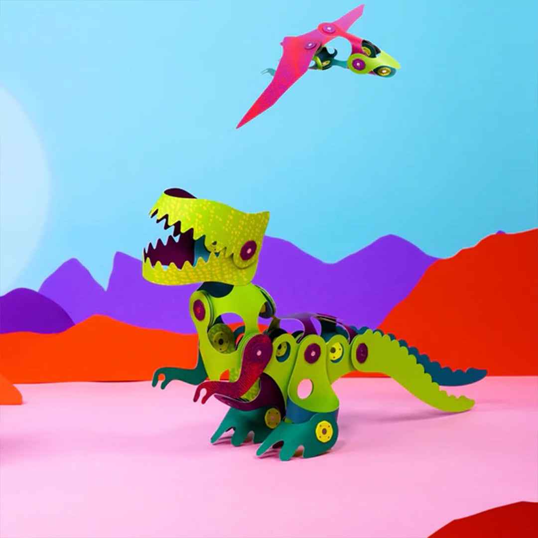Clixo Dino Adventure Pack 36-Piece Magnetic Building Set (Copy)