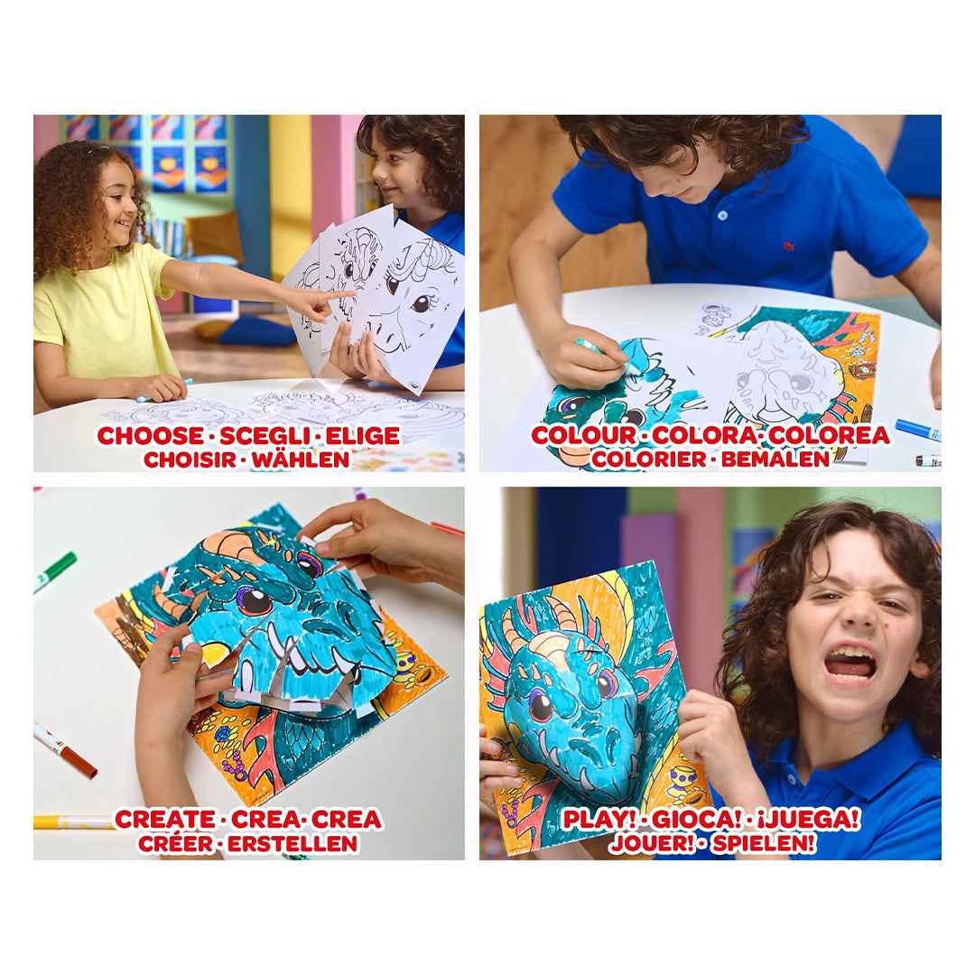 Crayola Pops 3D Colouring Kit - Dinos