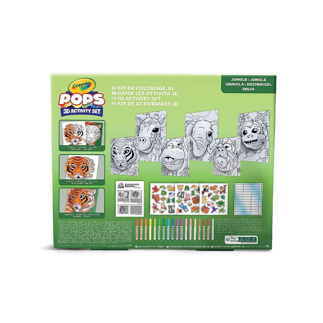 Crayola Pops Super 3D Jungle Activity Set - Toyspry