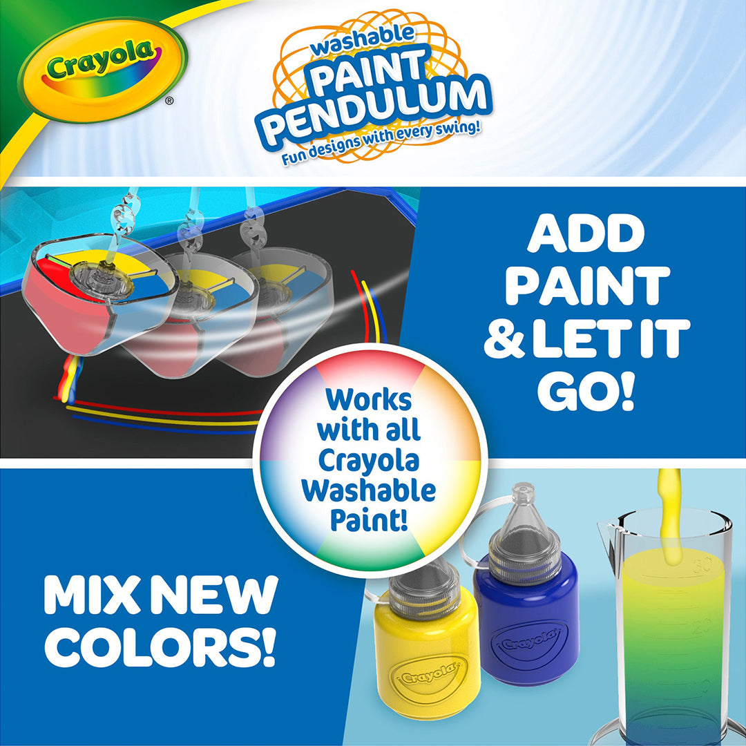 Crayola Washable Paint Pendulum Art Kit
