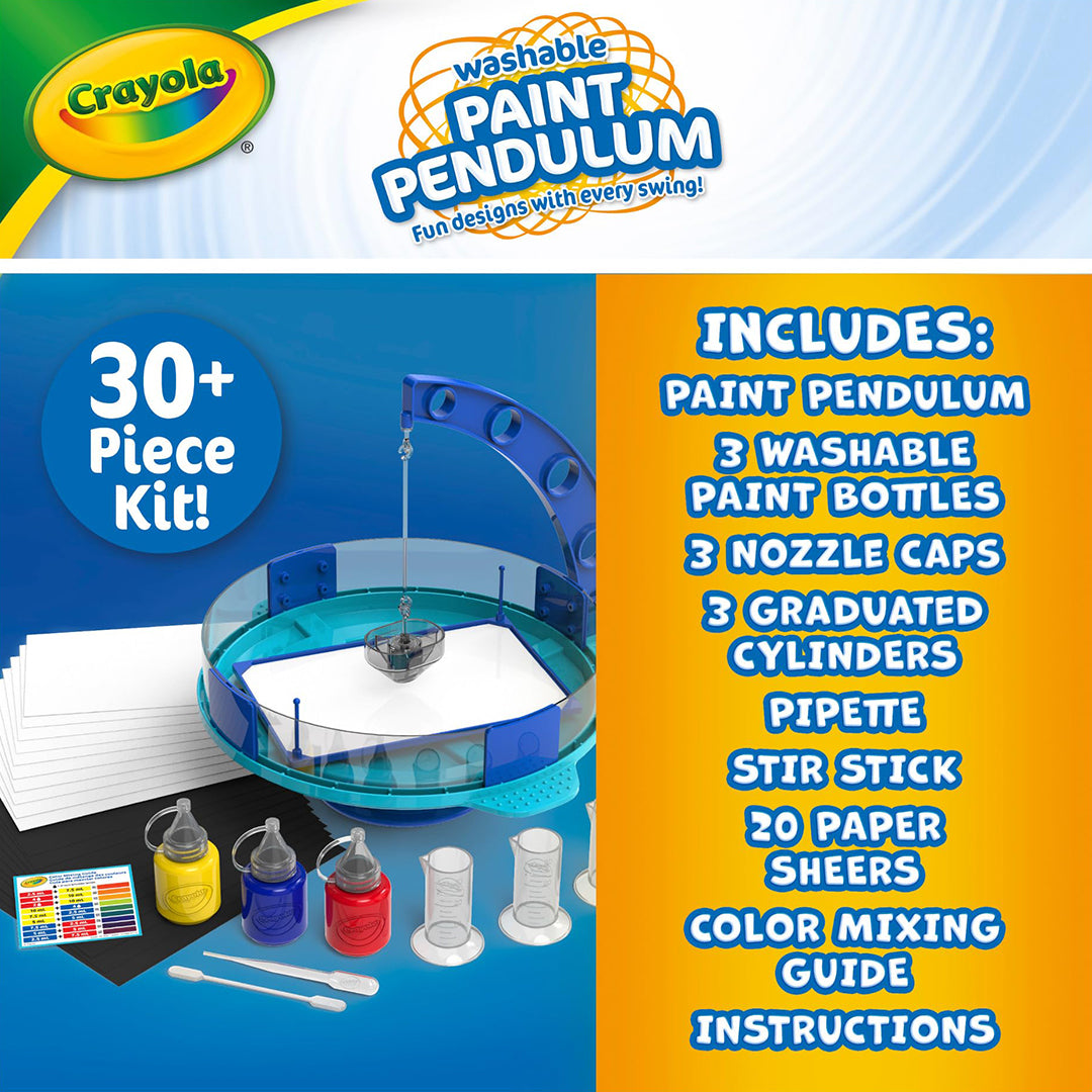 Crayola Washable Paint Pendulum Art Kit