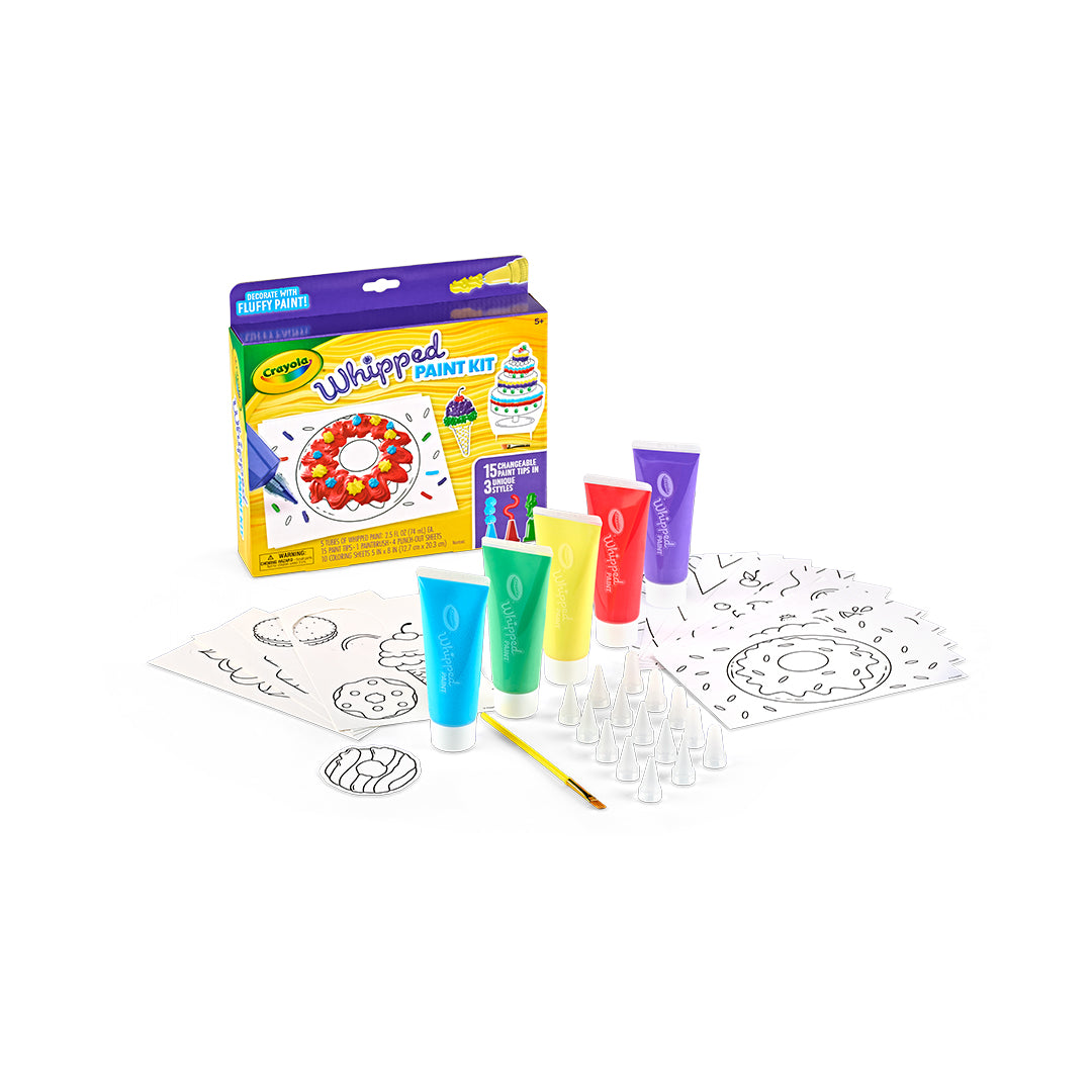 Crayola Whipped Paint 3D Textured Art Kit