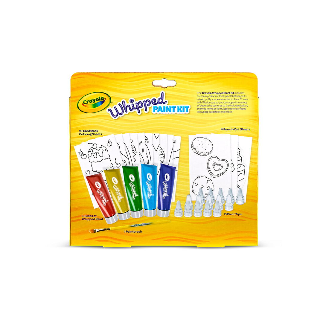 Crayola Whipped Paint 3D Textured Art Kit