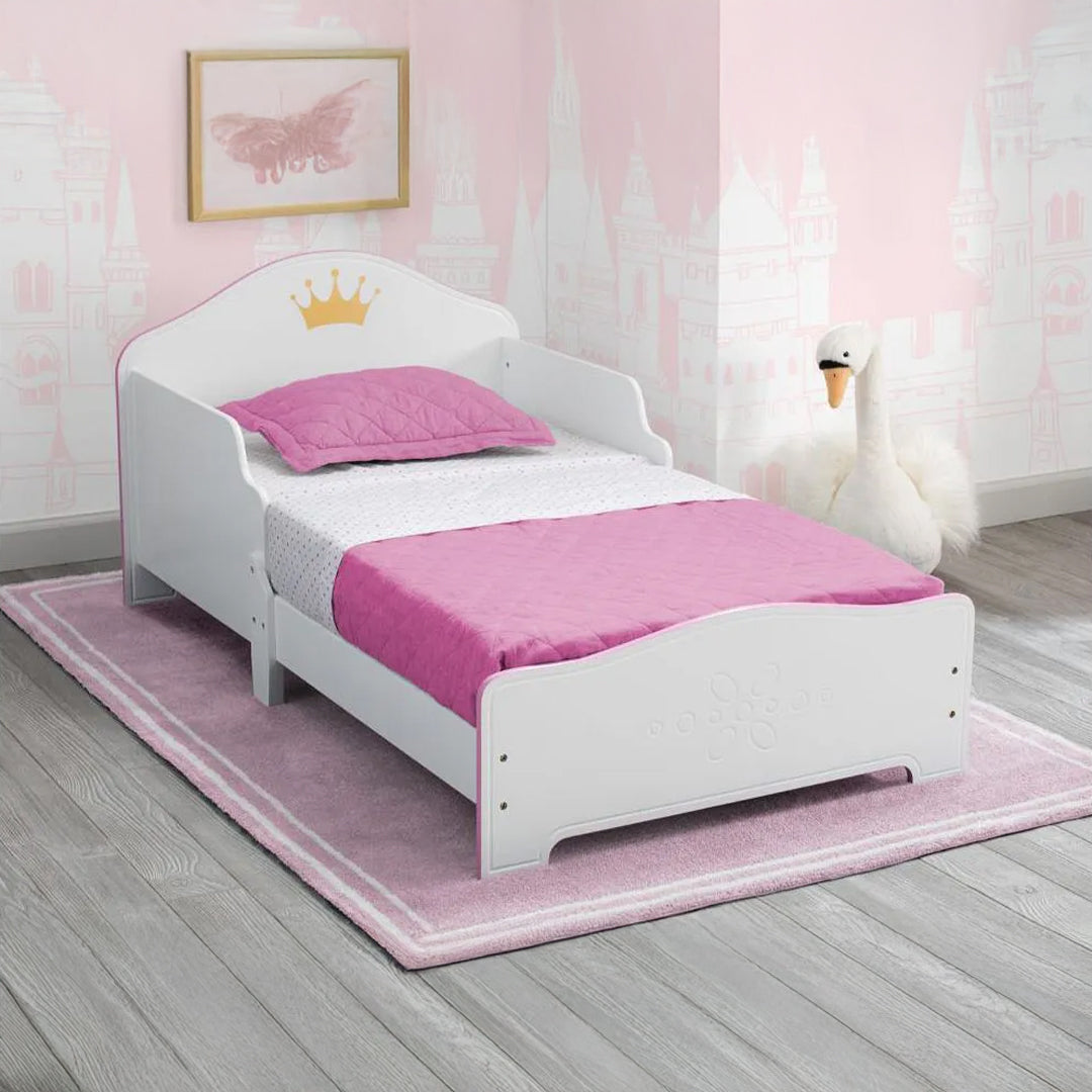 Non-toxic princess themed bed for a magical girl's bedroom.
