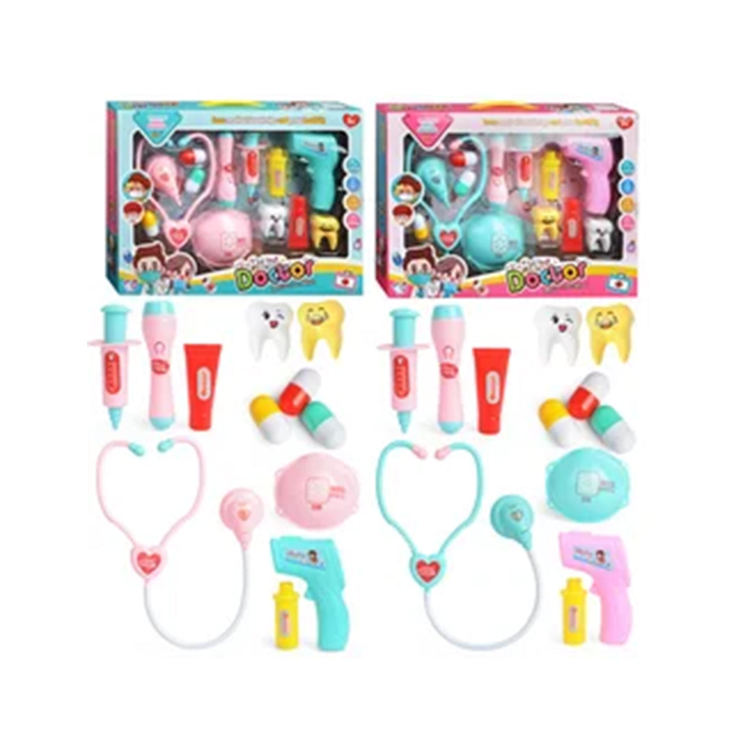 12-Piece Kids Doctor Play Set with Medical Tools - Toyspry