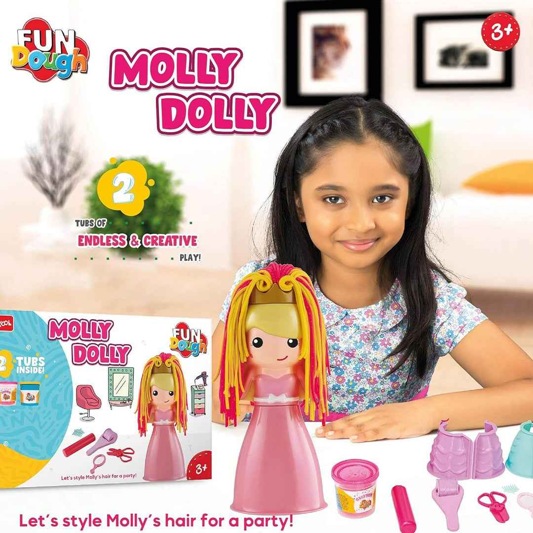 Funskool Fundough Molly Dolly - DIY Creative Playset - Toyspry