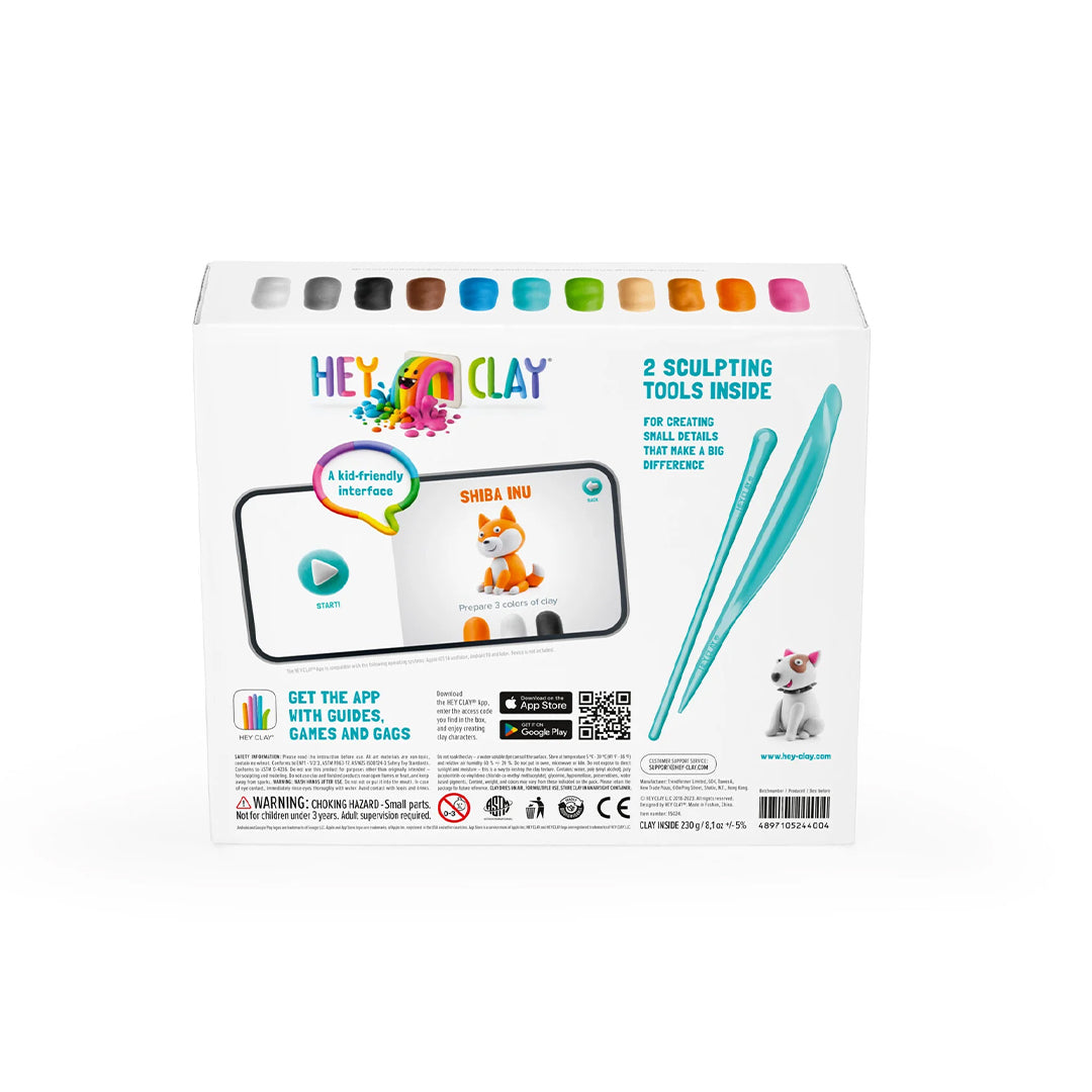 Hey Clay Dog Story - Kids Air-Dry Sculpting Clay Kit