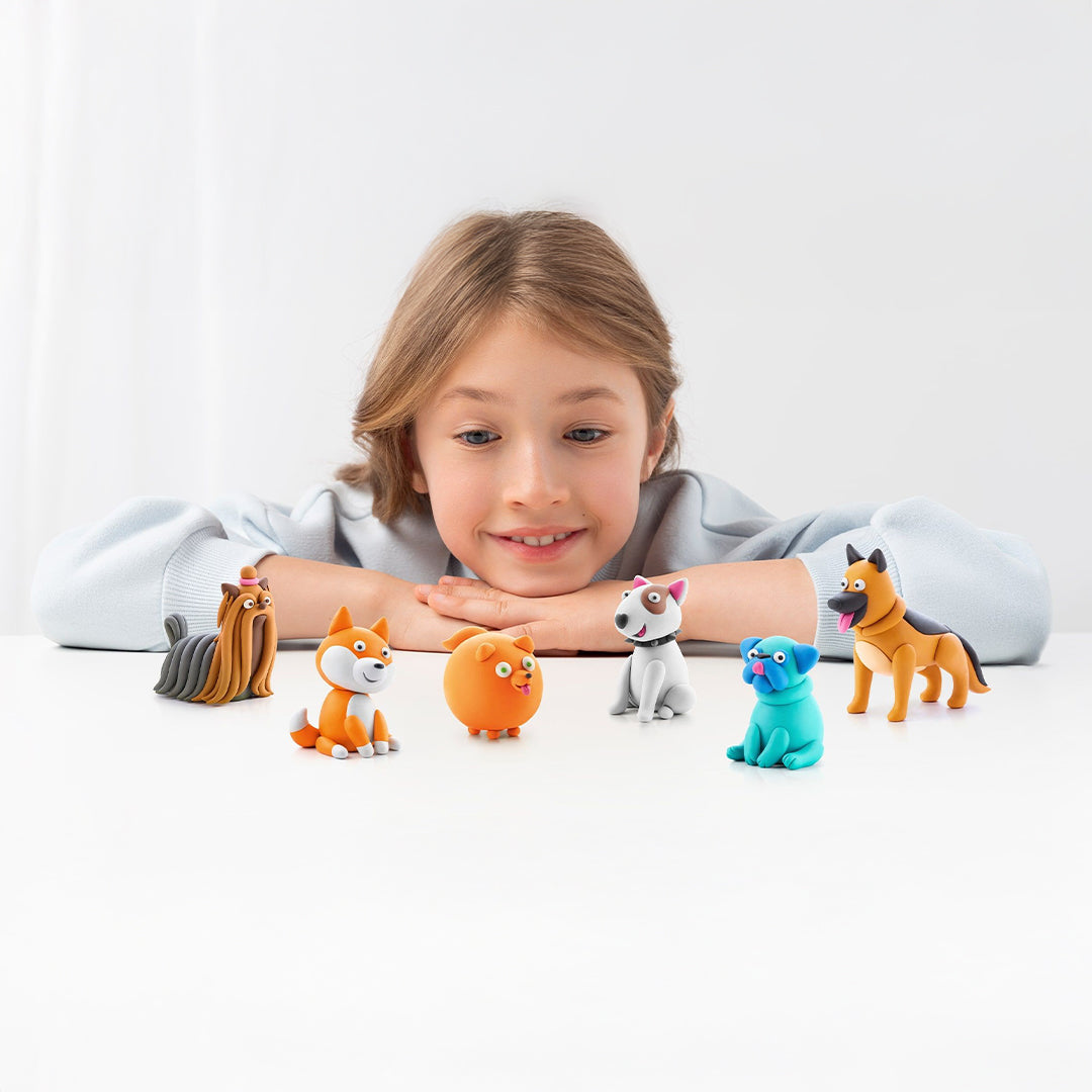 Hey Clay Dog Story - Kids Air-Dry Sculpting Clay Kit