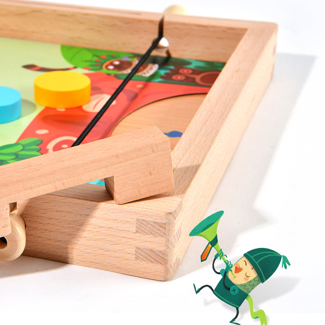 Mideer 10 in 1 Carrom Board Game durable wooden multi-game set for kids toys UAE.
