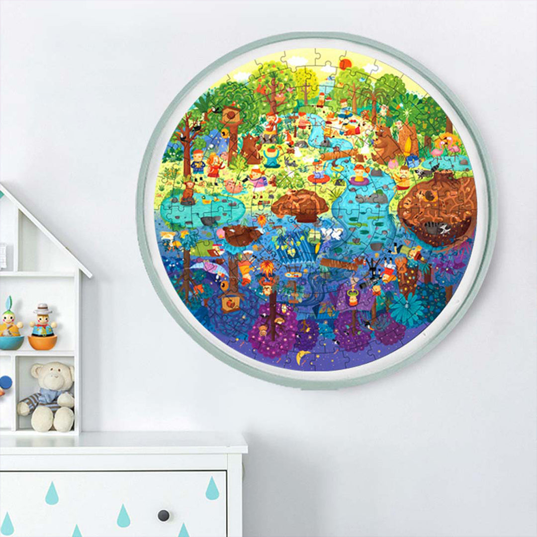 Mideer 150-Piece Forest Day & Night Puzzle