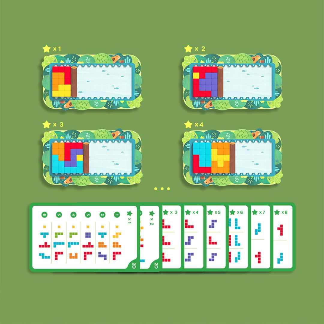 Mideer 5 in 1 Jungle Tetris Challenge