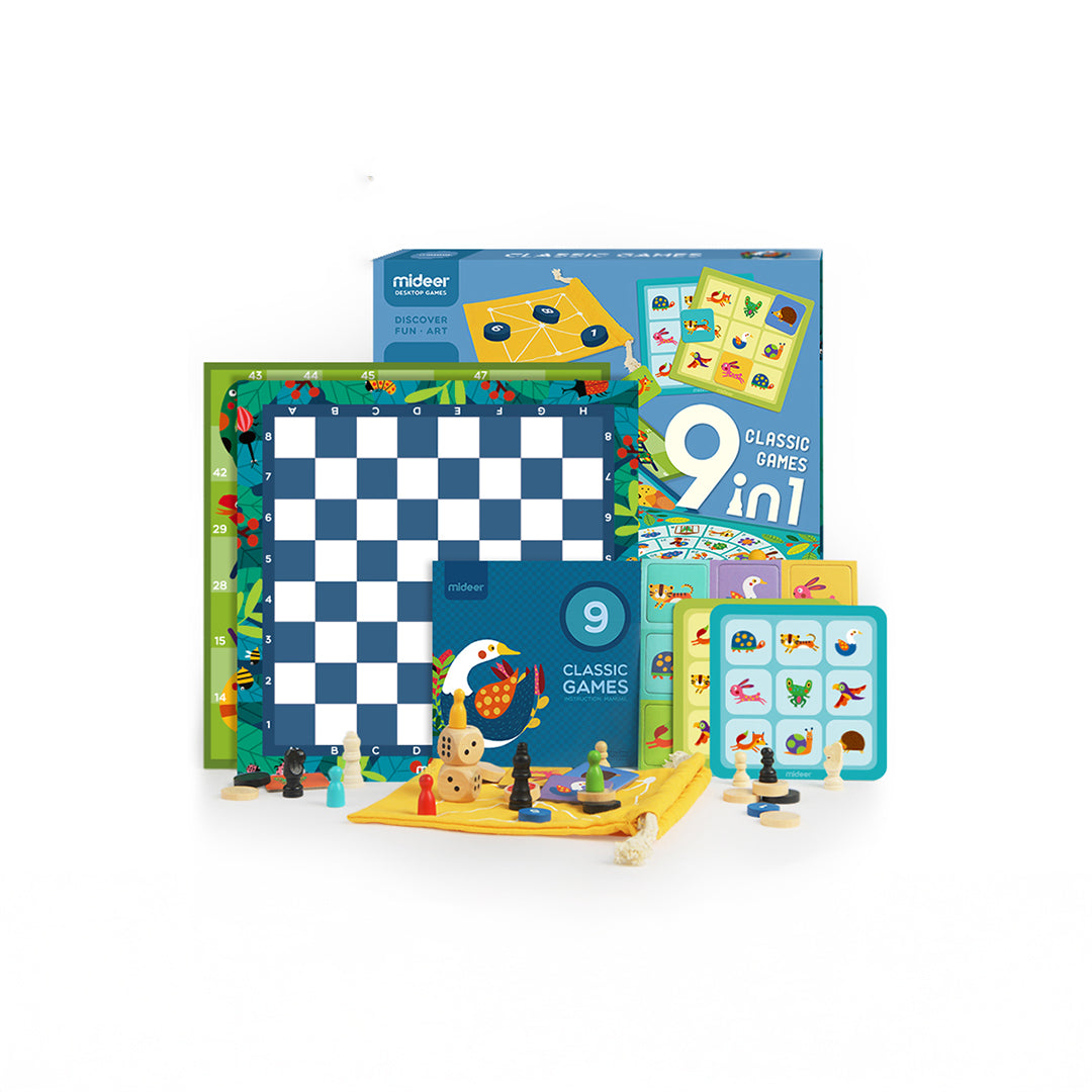 Non-toxic early development problem-solving multi-game compendium for advanced educational toys UAE.
