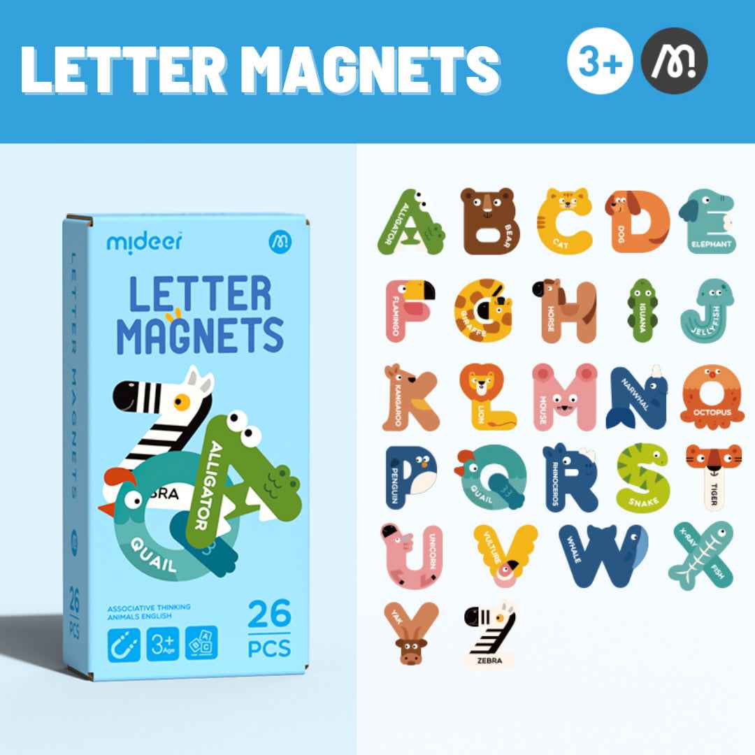 Mideer Animal Alphabet Magnets (26 Pcs)