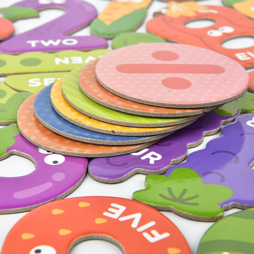 Mideer Cardboard Magnetic Number Blocks Set