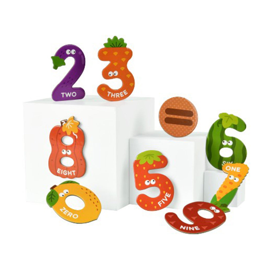Non-toxic early childhood basic arithmetic addition cardboard magnets for advanced educational toys UAE.
