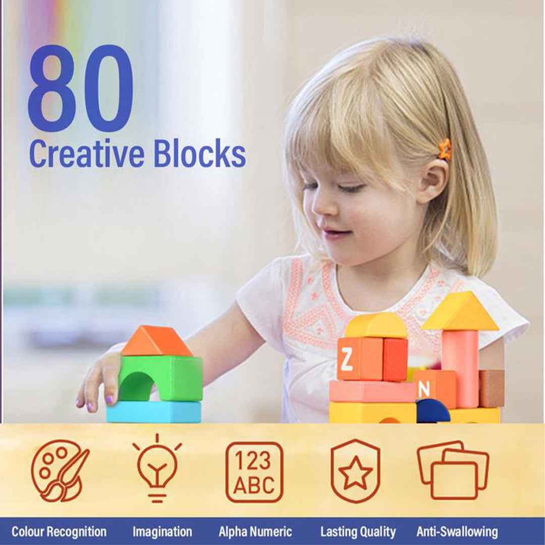 Mideer Creative Building Blocks (80 Pcs)