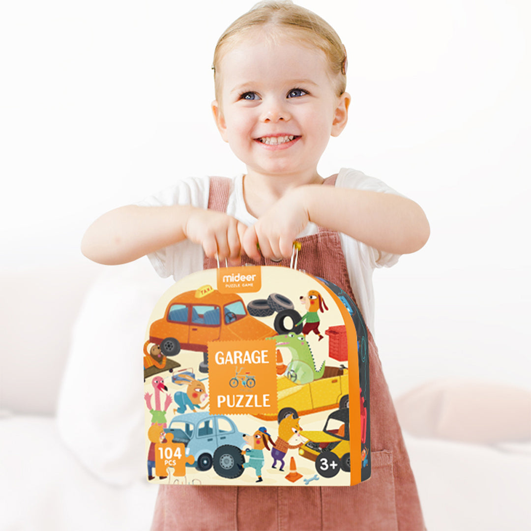 Mideer Garage Floor Puzzle in Gift Box