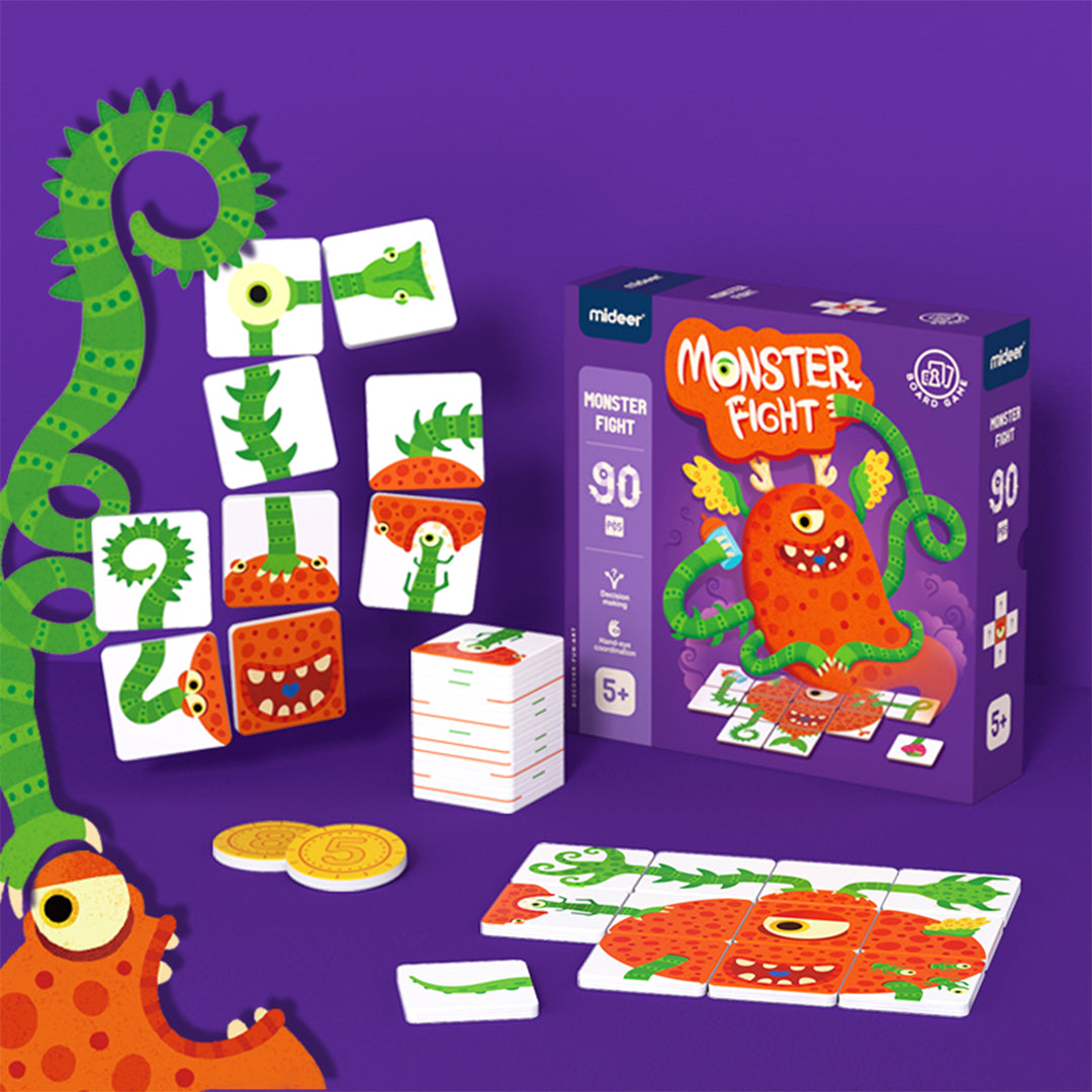 Preschool cognitive hand coordination speed puzzle cards for creative activity toys.
