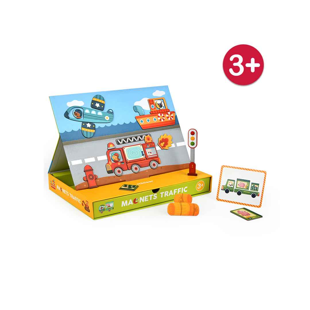 Mideer Traffic Magnetic Game | Magnetic Toy