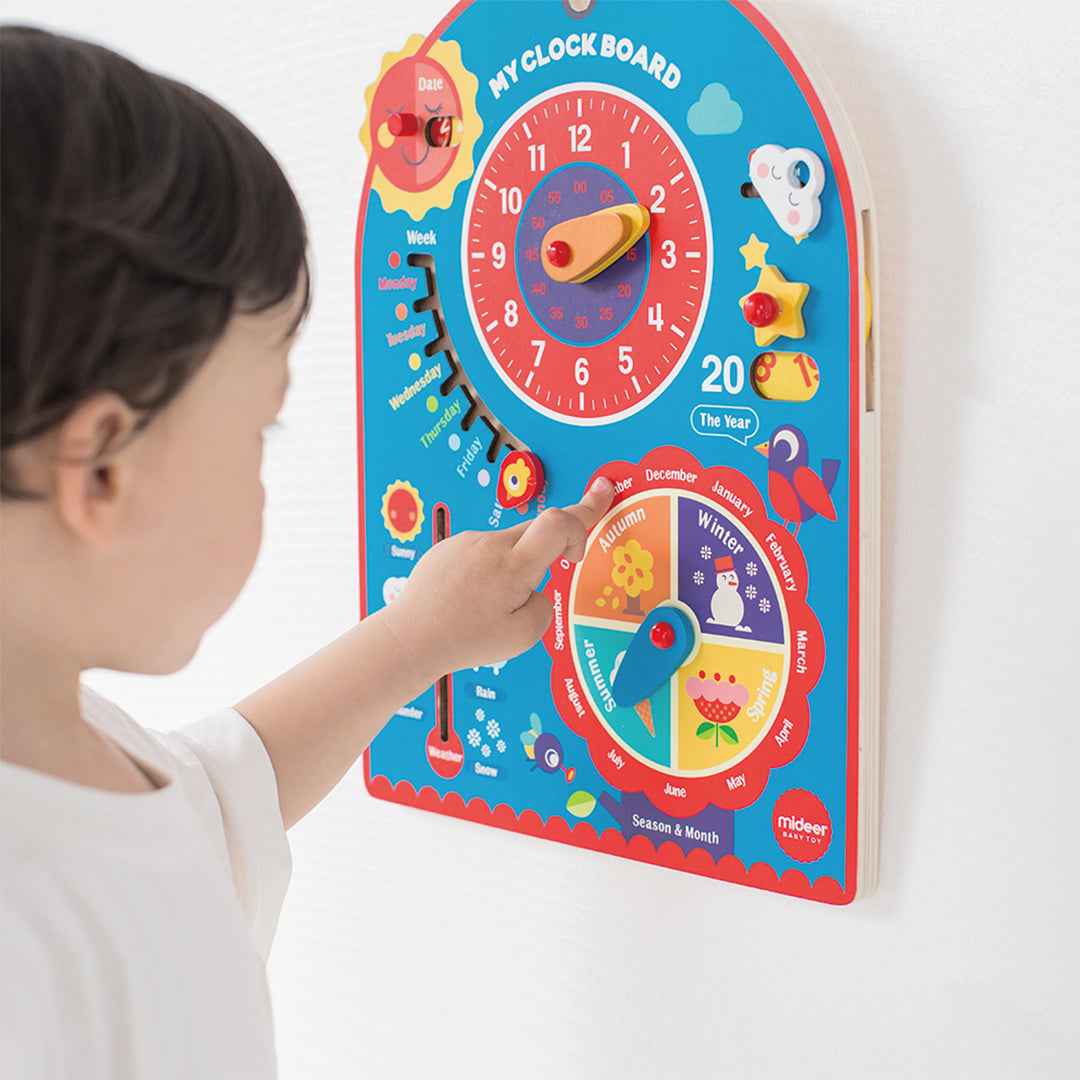 Mideer Wooden Clock Board Calendar & Weather Station (Copy)
