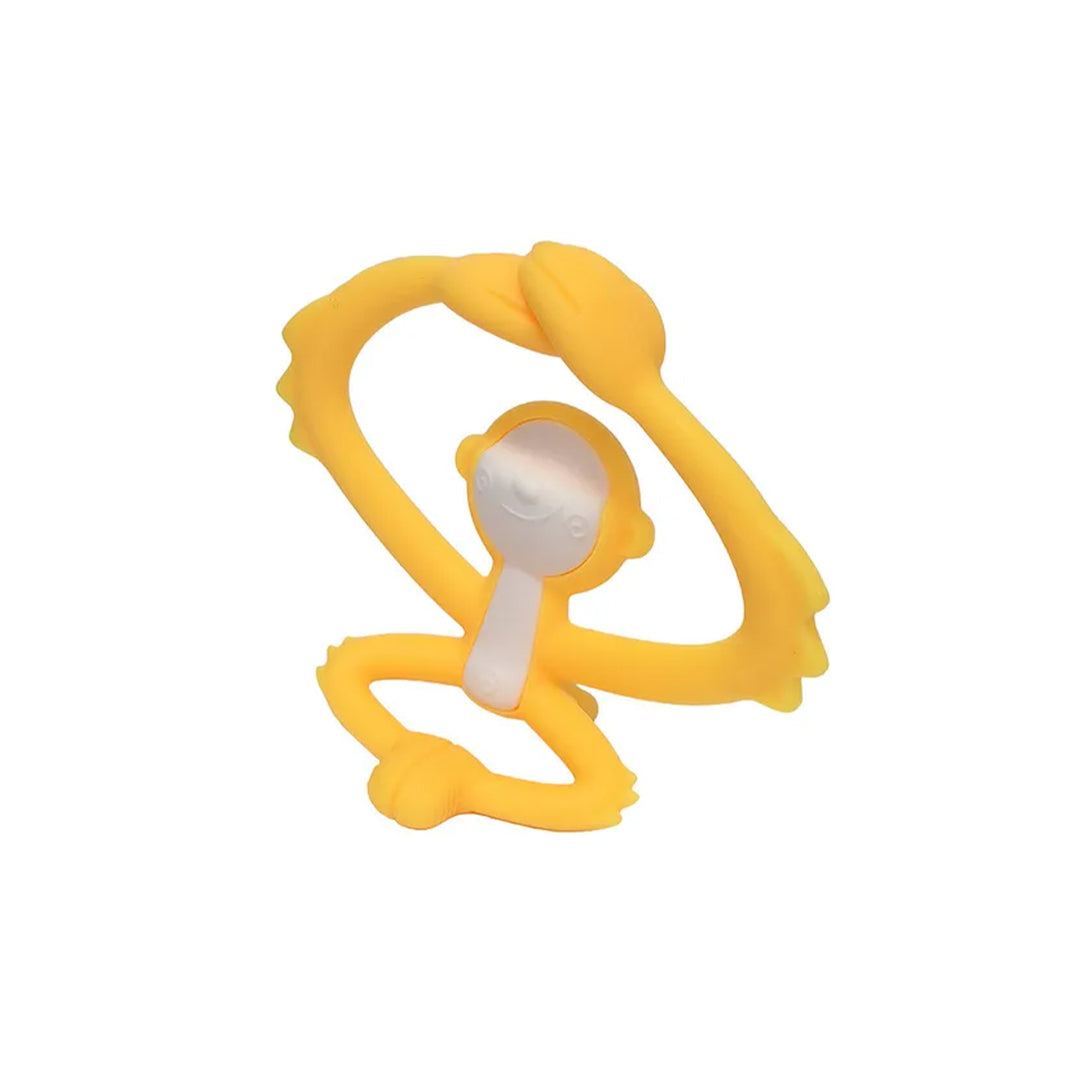 Mombella Hugging Monkey Silicone Teether Toy - Yellow - Toyspry