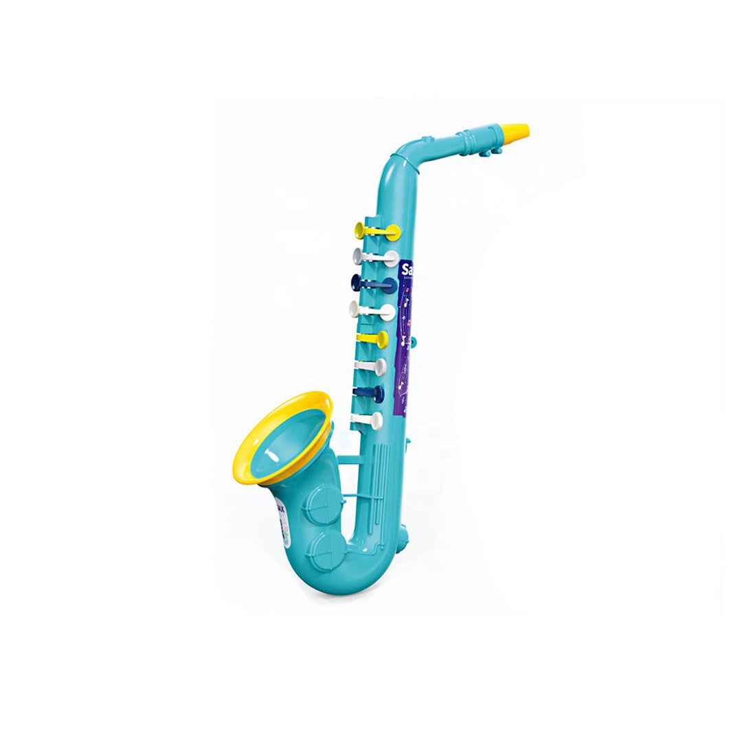 Kids Music Toy Set - Saxophone, Trumpet & Echo Mic - Toyspry
