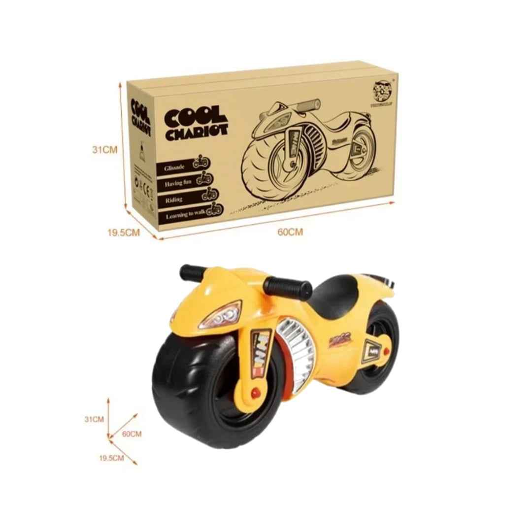 Kids Yellow Push Bike Ride-On Toy for Toddlers