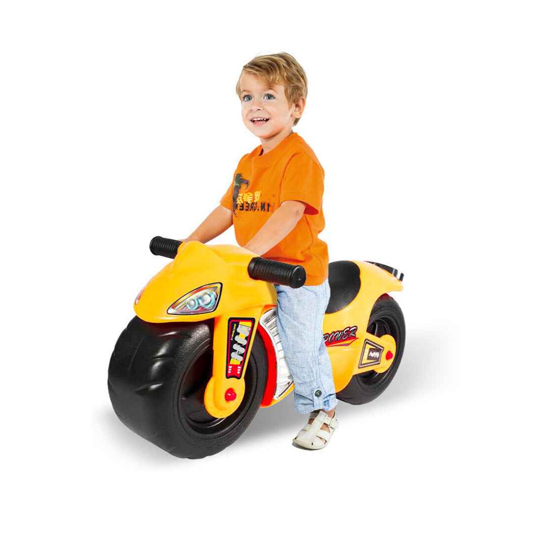 Kids Yellow Push Bike Ride-On Toy for Toddlers
