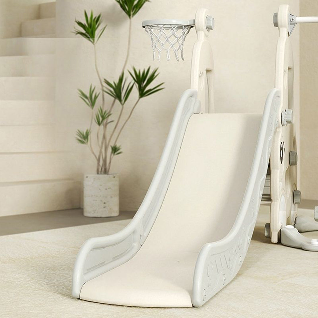 Overview of Children's Indoor Slide Playground with Spacious Play Area
