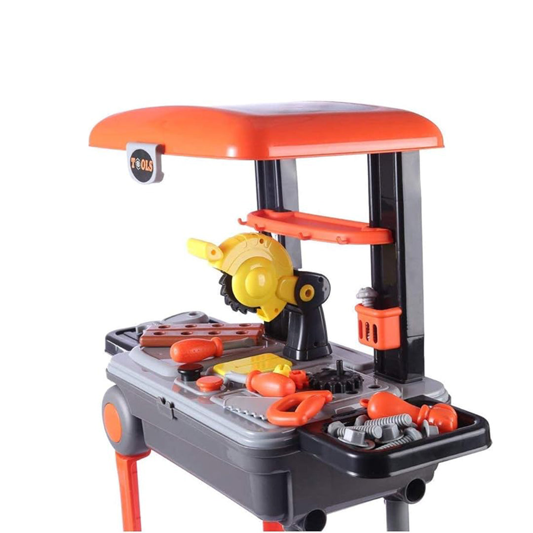2-in-1 Kids Tool Set with Luggage - Pretend Play Toy with Suitcase for Kids