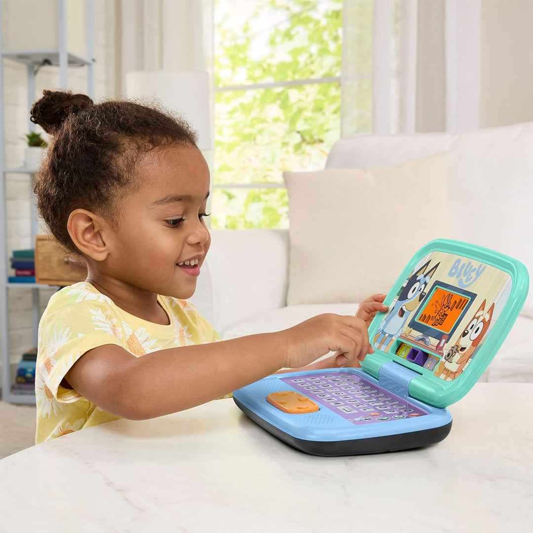 VTech Bluey Game Time Laptop - Educational Kids Computer Toy - Toyspry