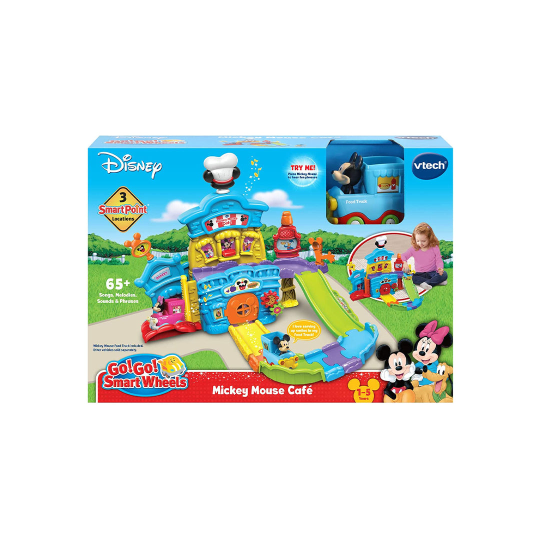 VTech Go! Go! Smart Wheels Mickey Mouse Cafe Truck Toy - Toyspry