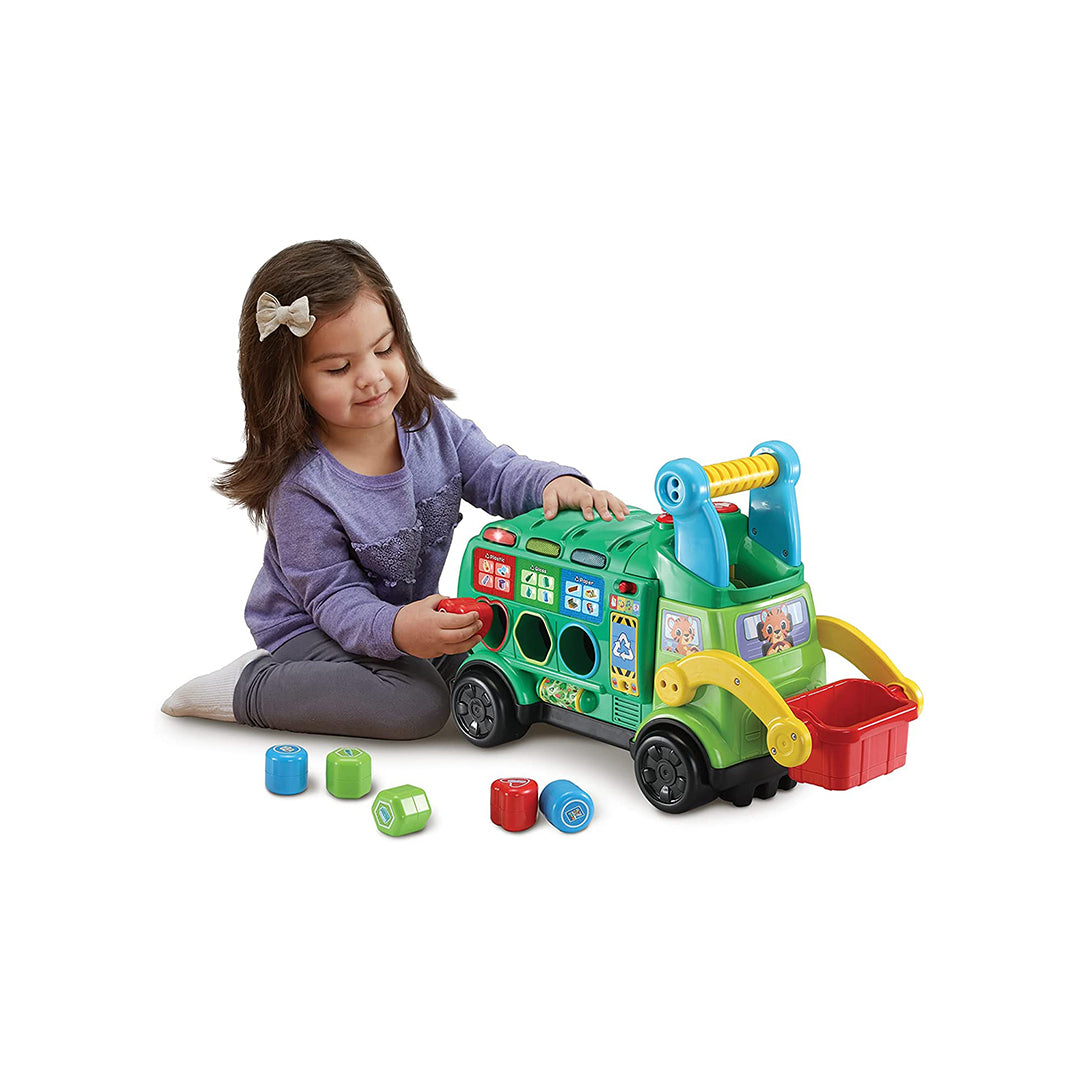 Educational toys for kids teaching recycling and open-ended play.
