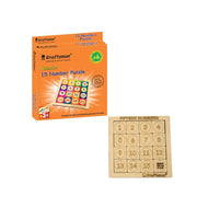 Kraftsman 15 Numbers Sliding Puzzle - Wooden Travel Game