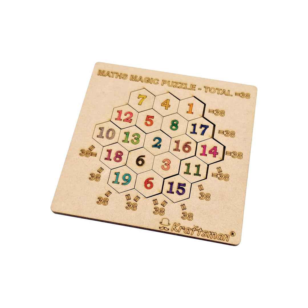Kraftsman Color Your Puzzle - DIY Educational Math Game