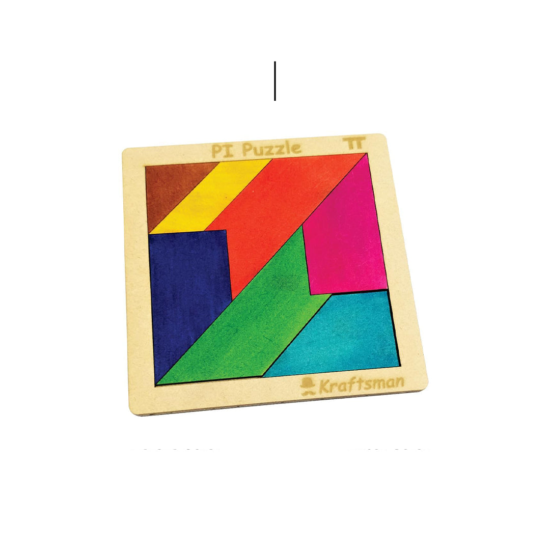 Kraftsman PI Puzzle | 2-in-1 DIY Puzzle & Color Kit