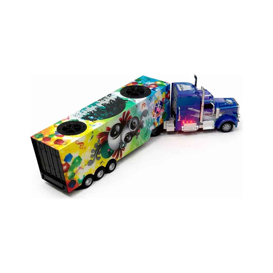 Large RC Container Truck - Wireless Speaker Toy - Toyspry