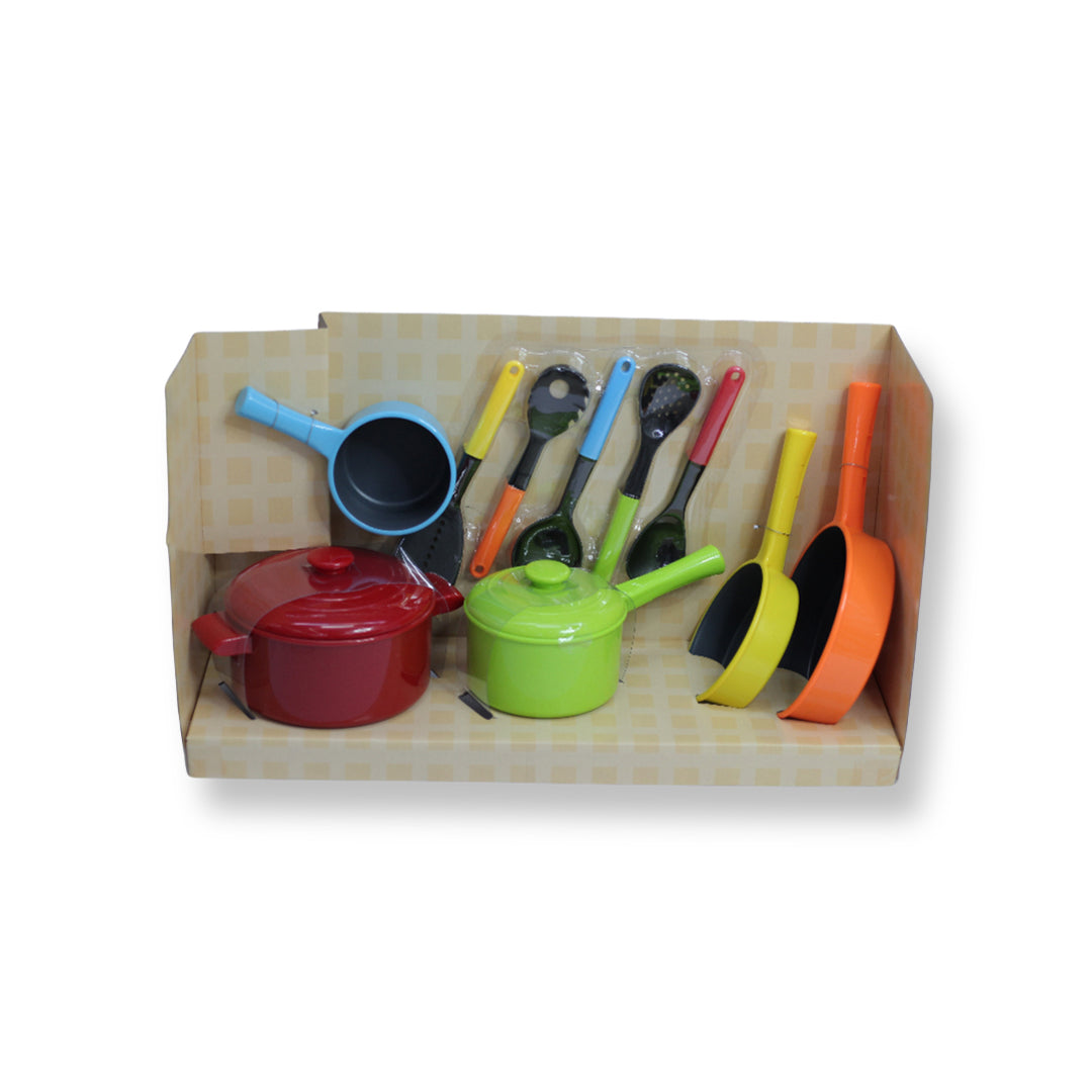 Learning Resources Play Dishes (10pc) | Kids Kitchen Set Accessories