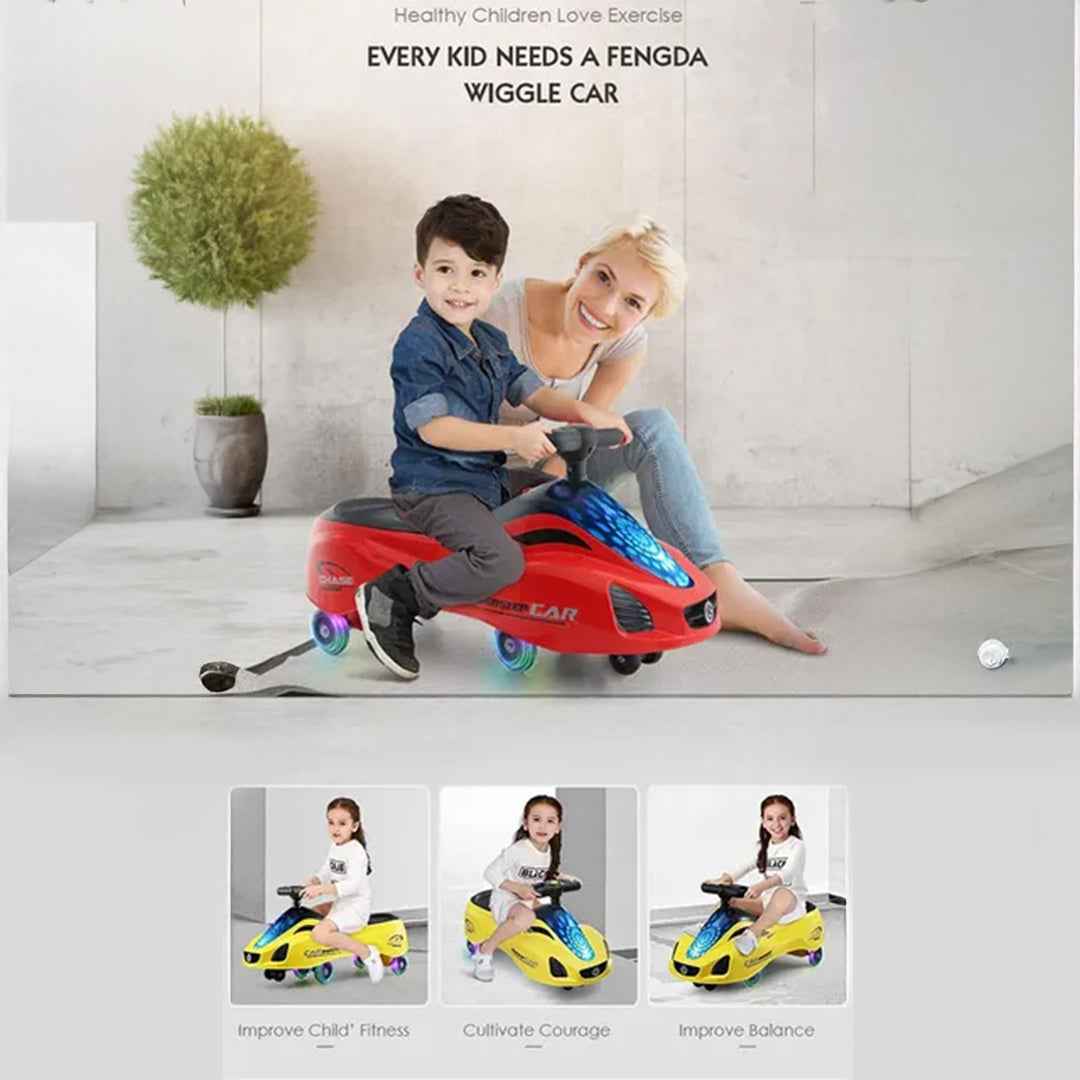 Little Angel Red Push Ride-On Twister Toy for Toddlers