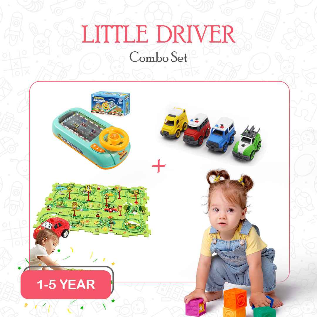 Little Driver Set Combo - Interactive Pretend Play Kit