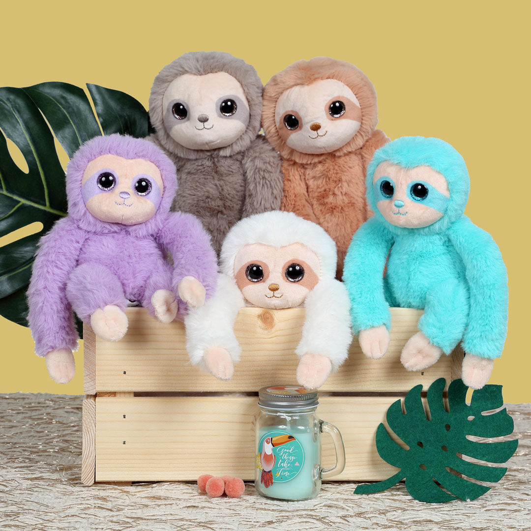 Little Sloth Plush Toy - 16cm Soft Stuffed Animal for Kids