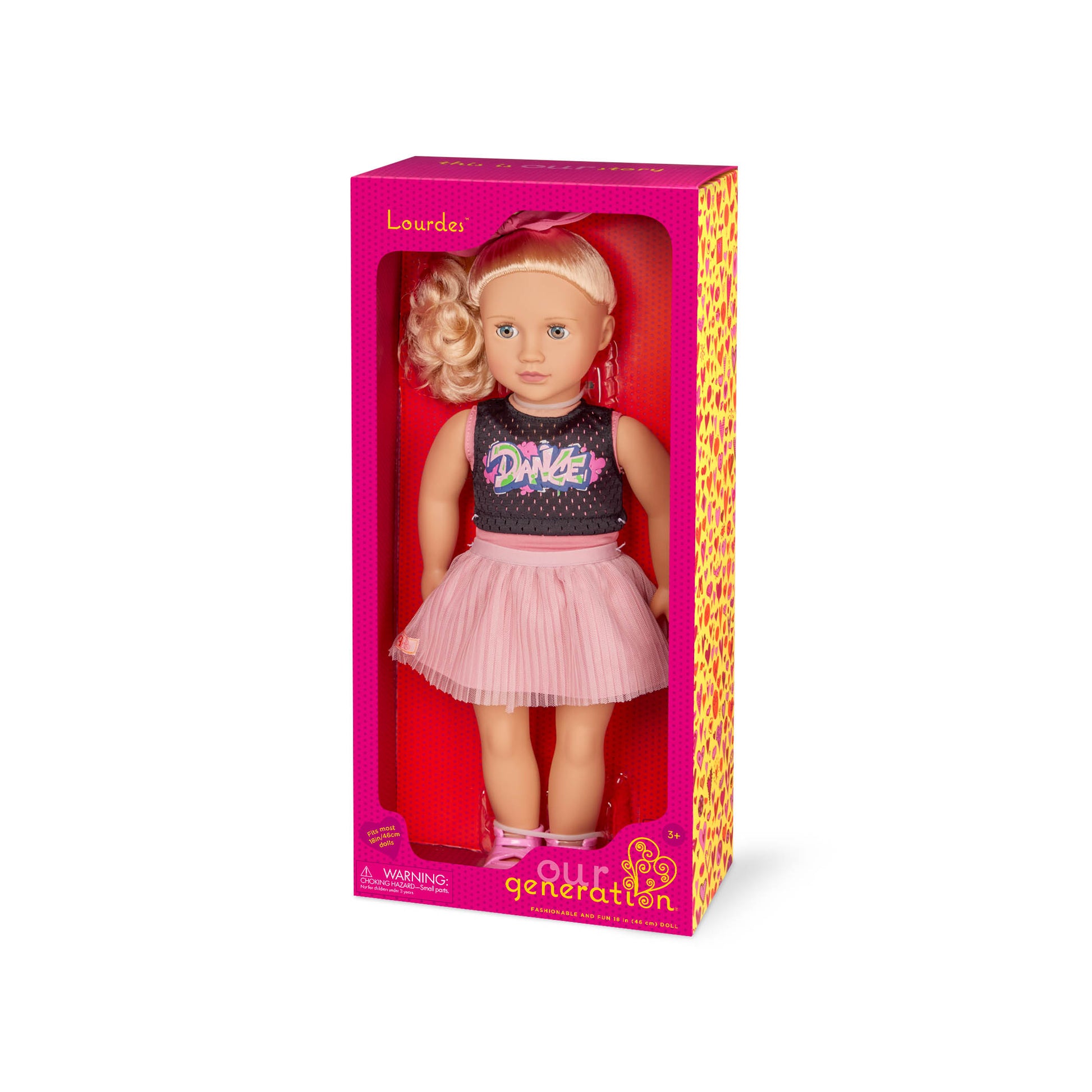 Our Generation Lourdes Doll - 18-inch Fashion Doll with Hip Hop Ballerina Outfit