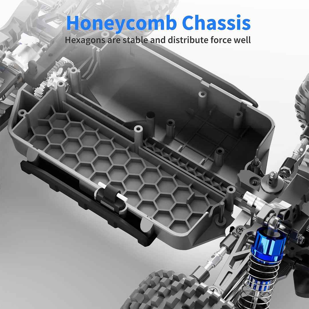 MJX Hyper Go 1/16 - Brushless RC Monster Truck (Pink) - Toyspry